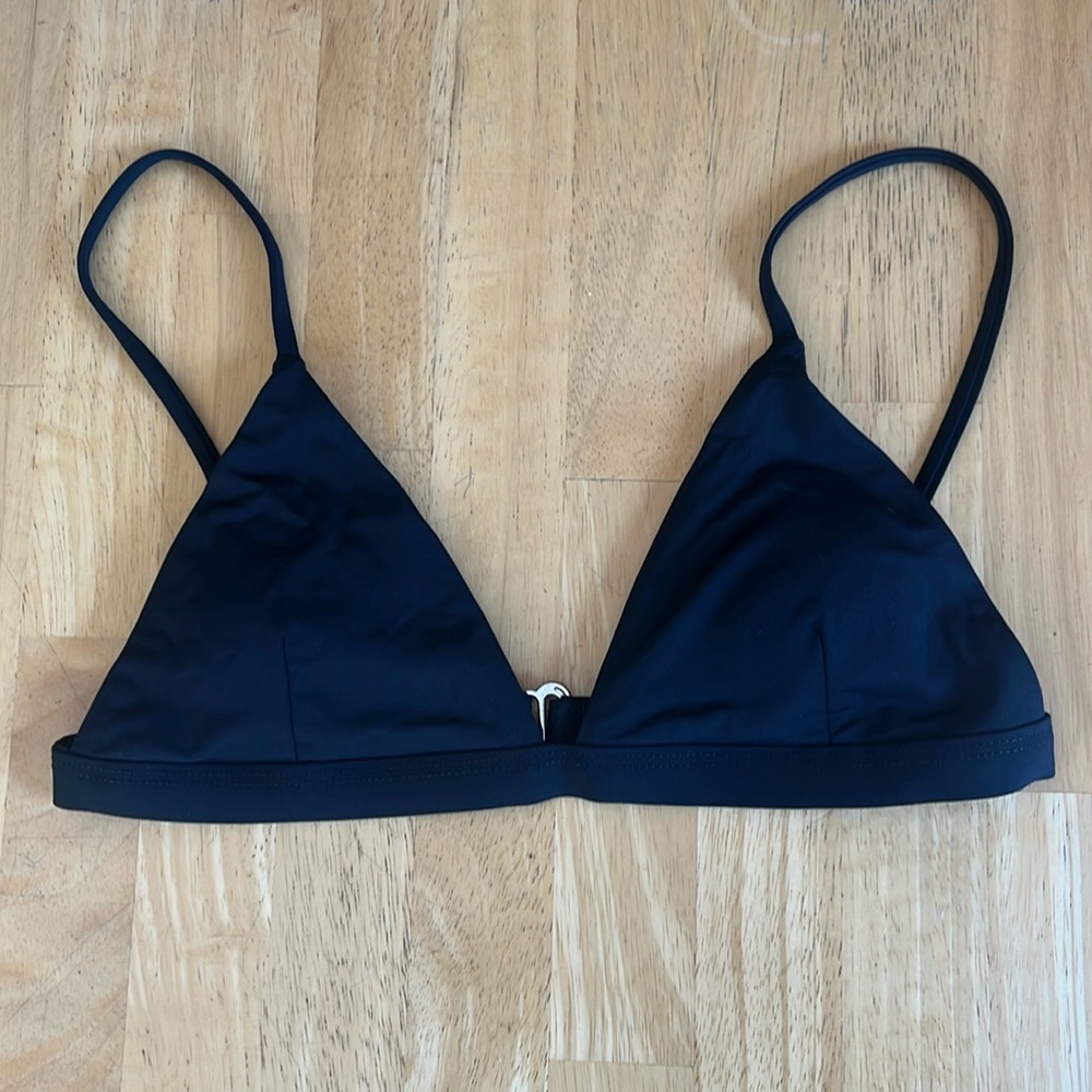 black basic bikini top